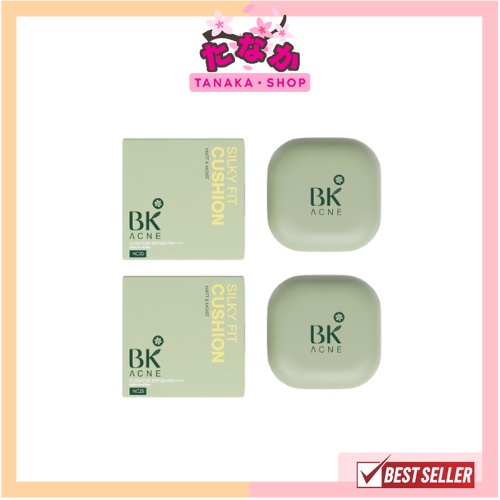 แท้/ถูกที่สุด/ไลฟ์ทุกวัน BK Acne Silky Fit Cushion Matt & Moist SPF50+ PA++++ 15g. คุชชั่นสำหรับทุกสภาพผิว เนียนนุ่ม บ