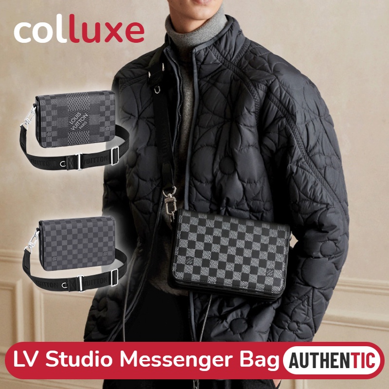 แบรนด์ใหม่และเป็นของแท้/หลุยส์วิตตอง Louis Vuitton Studio Messenger Bag กระเป๋าสะพายข้างผู้ชาย N50013