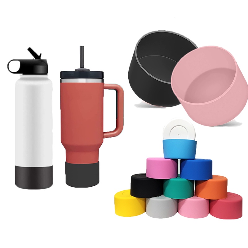 Sugaw Aquaflask Tumbler Boot ขวดน้ําแขน Hydro Flask ป้องกันซิลิโคน Boot Hydroflask Anti-Slip ด้านล่างแขนสําหรับ Stanley & Tyeso Tumbler