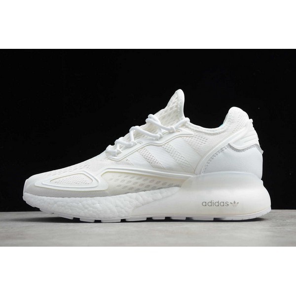 ♞,♘,♙,♟Adidas ZX 2k boost white fx8834 womens and mens running shoes- LAVA