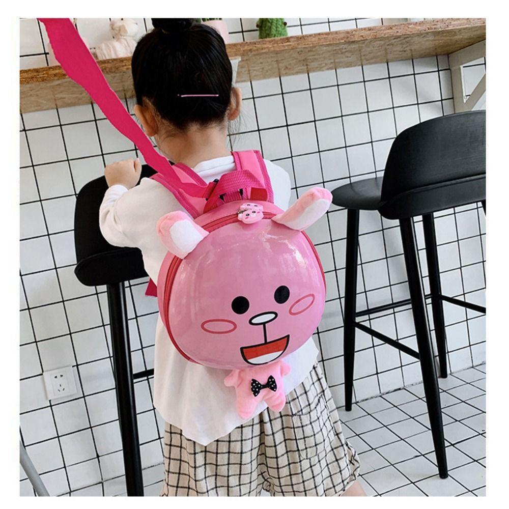UUMIR กระเป๋าเปลือกไข่กระเป๋านักเรียนการ์ตูนน่ารักของขวัญหมูกบ|แพนด้าเครื่องเขียนของเล่นเด็กเด็กกระเป๋าเป้สะพายหลังชายและหญิงทารก