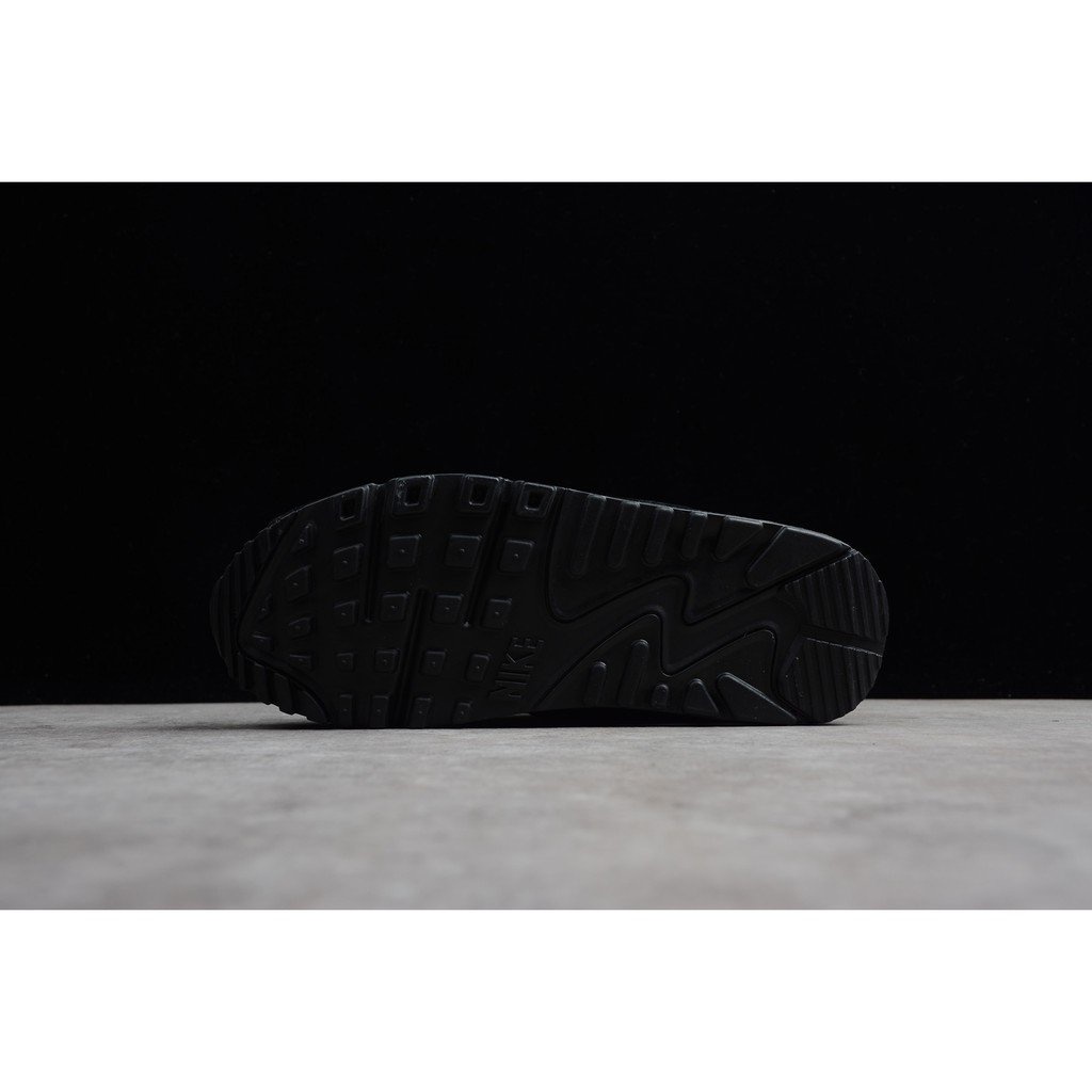 【ins】Nike Air Max 90 Triple Black 325213-043 รองเท้า true
