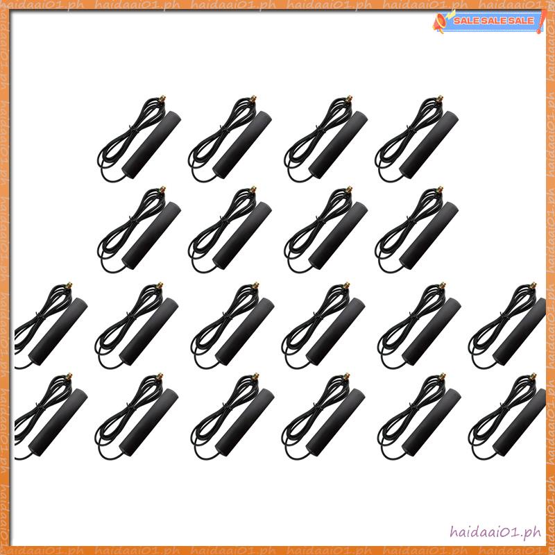 [QBW] 20X 3G 4G LTE Patch Antenna 700-2700MHz 5Dbi SMA Male Connector Router Extension Cable Antenna