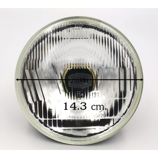 โคมไฟหน้าH4กลมเล็กเปลี่ยนหลอด#ยี่ห้อPHYLLIS