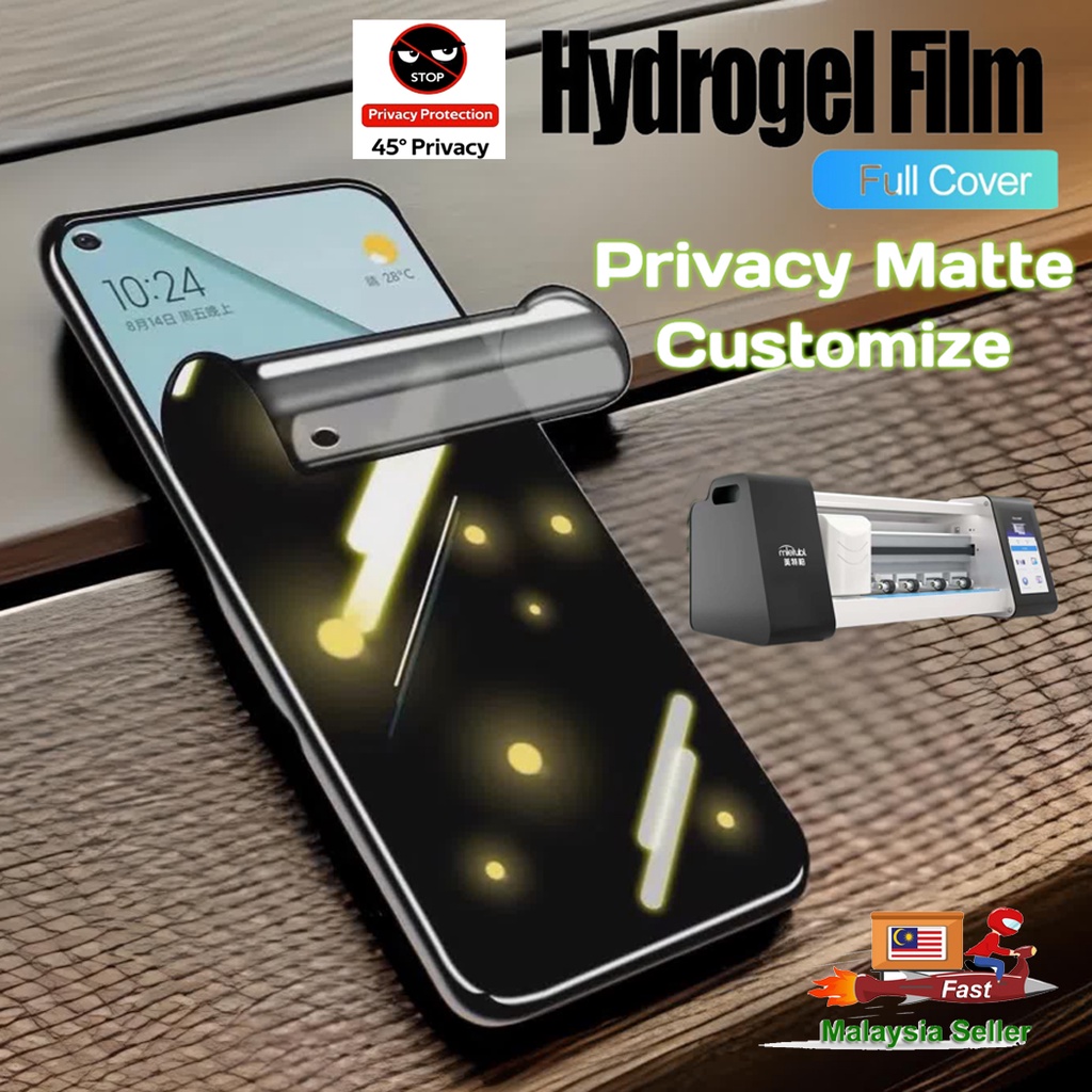 Oneplus 10 Pro 5G / 10T 5G / 9RT 5G / 9 Pro / Oneplus 9 / Oneplus 9R Matte Privacy Hydrogel Screen P