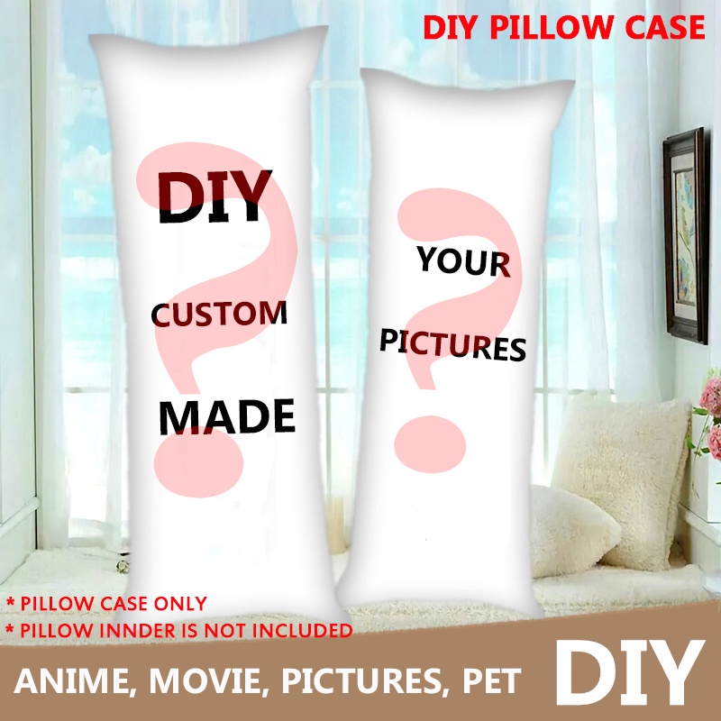 ปลอกหมอนอิง พิมพ์ลายอนิเมะ Dakimakura Hugging DIY สําหรับตกแต่งบ้าน