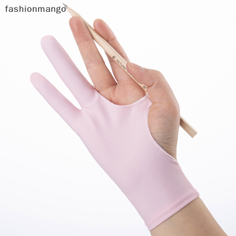 [fashionmango] ถุงมือวาดภาพ แท็บเล็ต ถุงมือศิลปิน ป้องกันหน้าจอ พร้อมถุงมือสองนิ้ว สําหรับ IPad Air Pro ใหม่ พร้อมส่ง 1 ชิ้น