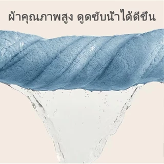 ผ้าเช็ดหน้า เช็ดมือ ผ้าขนเป็ด ผ้าขนหนู สีพื้น ขอบหยัก ซึมซับน้ำได้ดี ขนาด 30x57cm