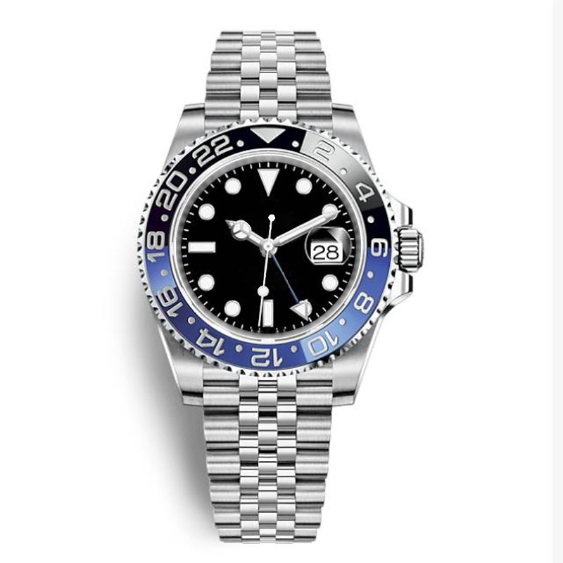 Novicta Rol GMT นาฬิกาข้อมืออัตโนมัติ กันน้ํา สไตล์นักธุรกิจ สําหรับผู้ชาย 2813
