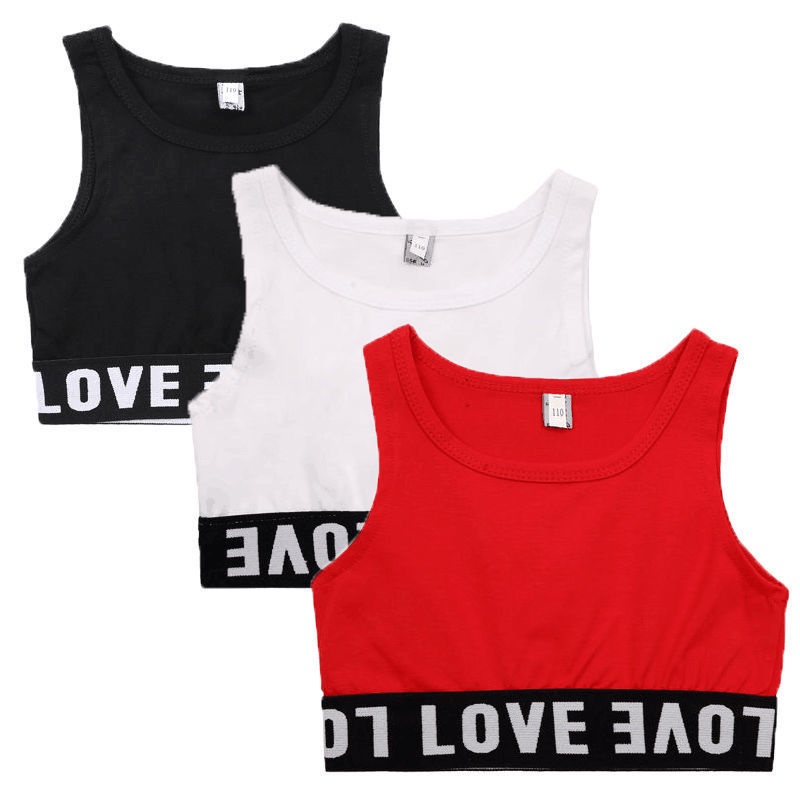 ใหม่ เสื้อกั๊ก ผ้าฝ้าย เหมาะกับใส่เต้นแจ๊ส เต้นรําแคทวอร์ก ออกกําลังกาย สําหรับเด็กวัยหัดเดิน