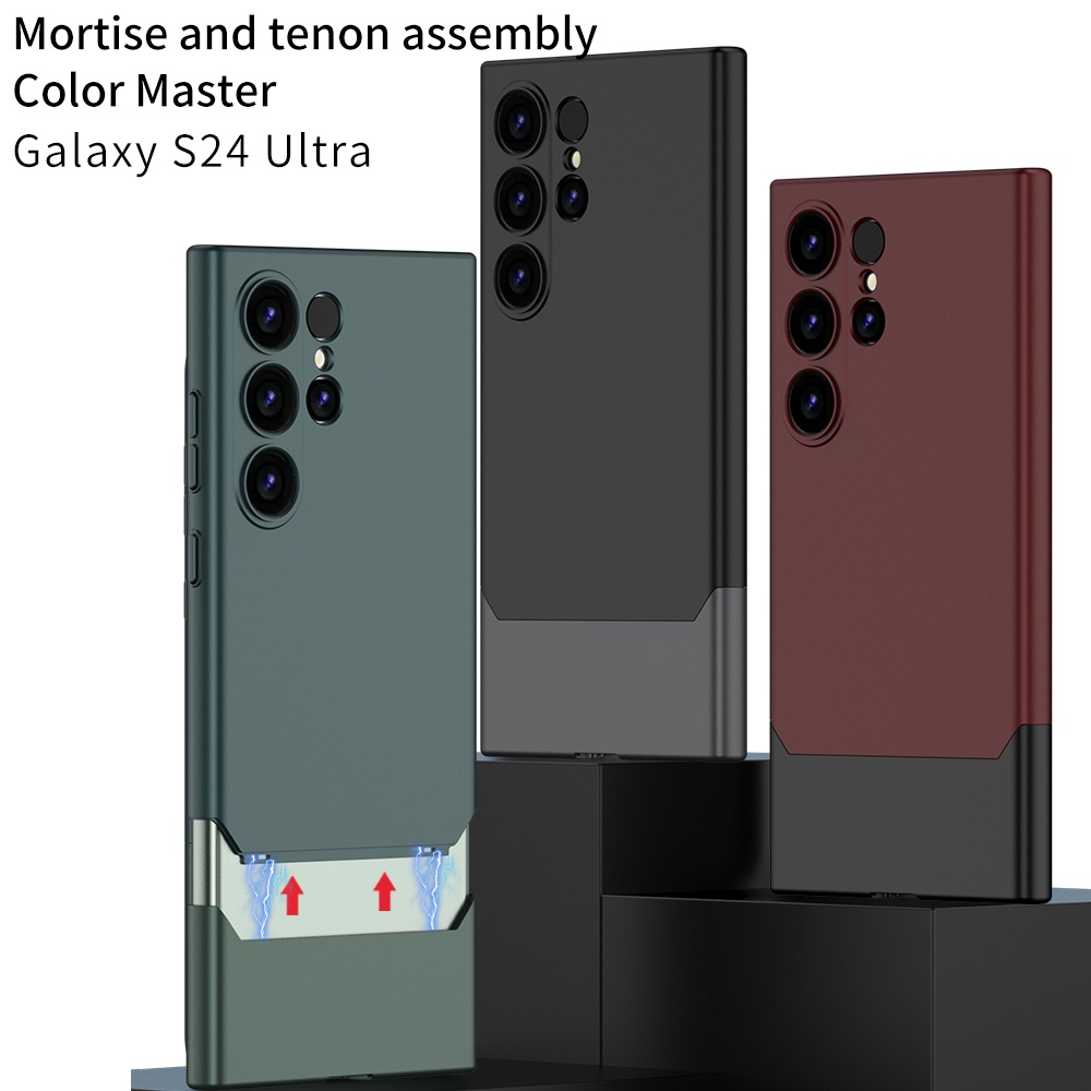 คู่ปลอกหรูหรา S24U S25U คลาสสิกสําหรับ Samsung Galaxy S24 Ultra S24U เคสโทรศัพท์