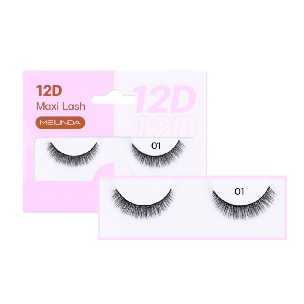 ของแท้·ส่งด่วน·ถูก Mei Linda 12D Maxi False Eyelashes #MC9018 : meilinda เมลินดา ขนตาปลอม แม็กซี่ แลช ติดขนตา dayse