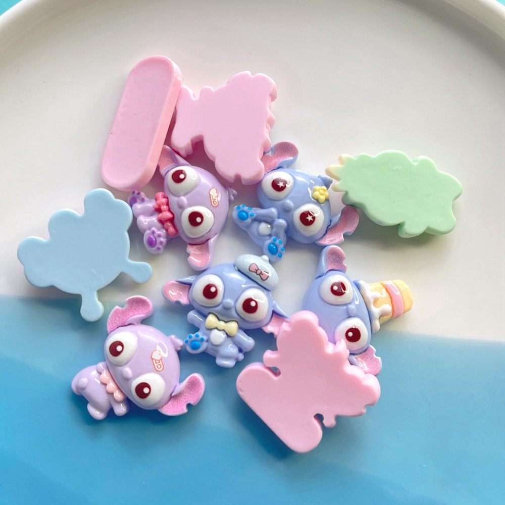 [4 #] จี้เรซิ่น รูปการ์ตูน Didi สีชมพู แฮนด์เมด diy อุปกรณ์เสริม สําหรับทําเครื่องประดับผม เคสโทรศัพท์ รองเท้า