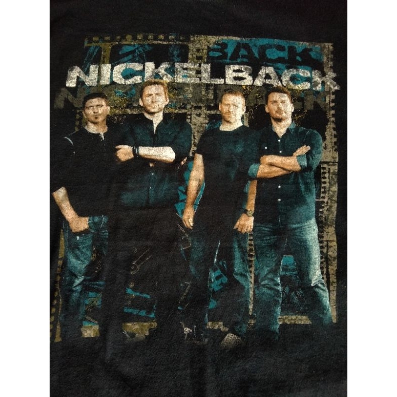 ขายดี เสื้อยืด NICKELBACK TOUR 2015 มือสอง