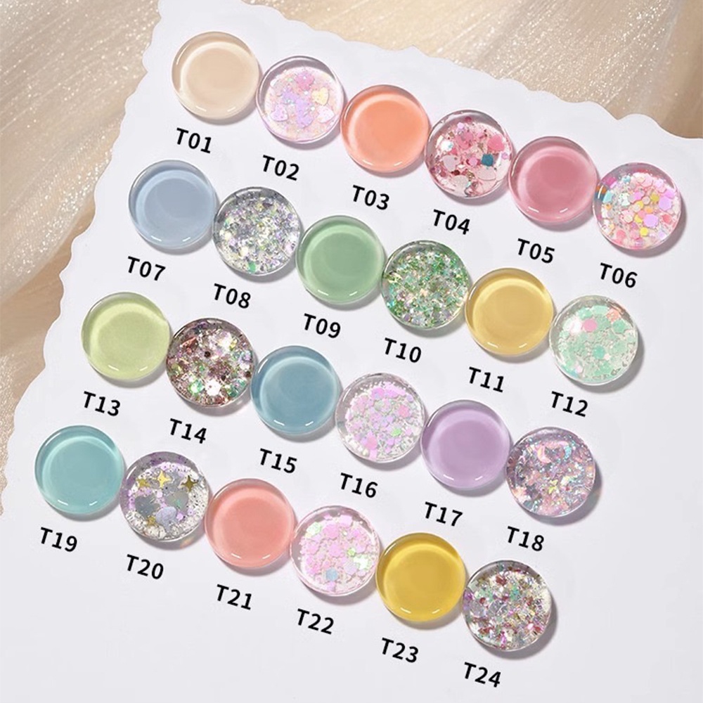 พร้อมส่ง สีแบบกระปุกและสีทาเล็บ สีลูกแก้วคริสตัล แคทอาย  สีเจล ANNIES