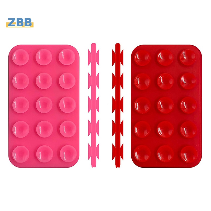 Zbb> ใหม่ แผ่นซิลิโคน ทรงสี่เหลี่ยม สองด้าน กันลื่น สําหรับวางโทรศัพท์มือถือ