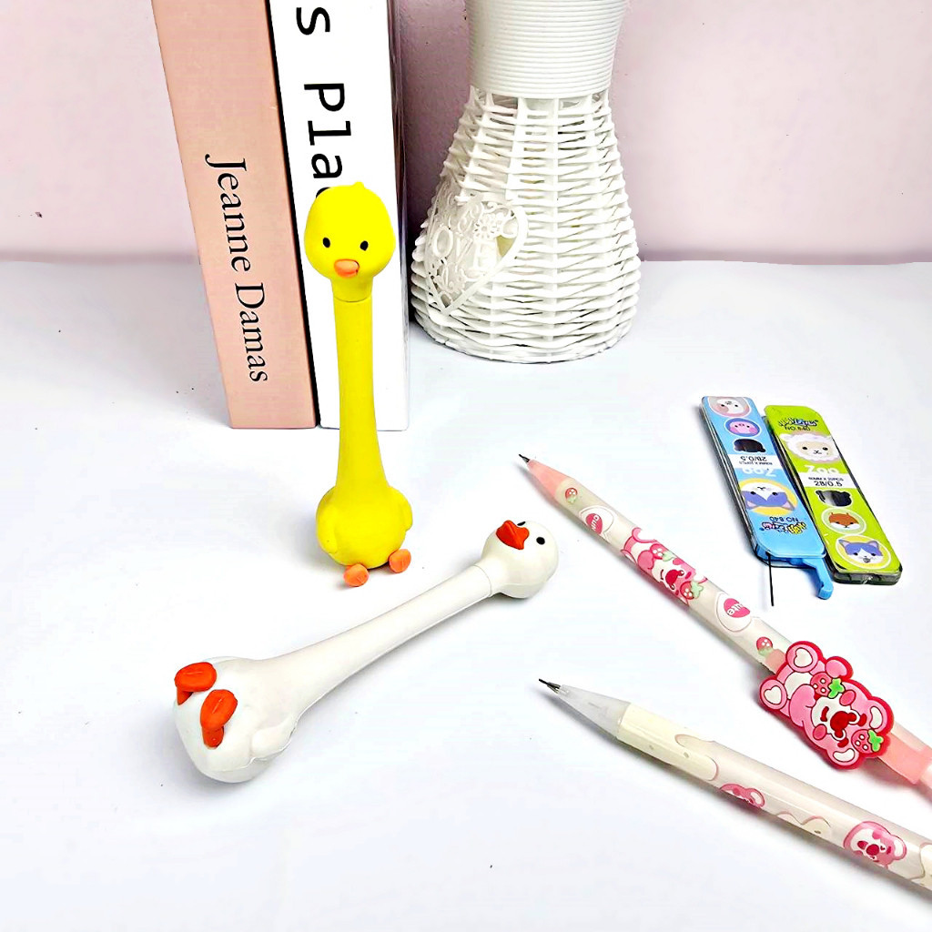 3D Puzzle Erasers ยางลบ ลายเป็ดคอยาว ถอดชิ้นส่วนออกมาประกอบได้ กว้าง3ซม. สูง11.5ซม. เครื่องเขียน