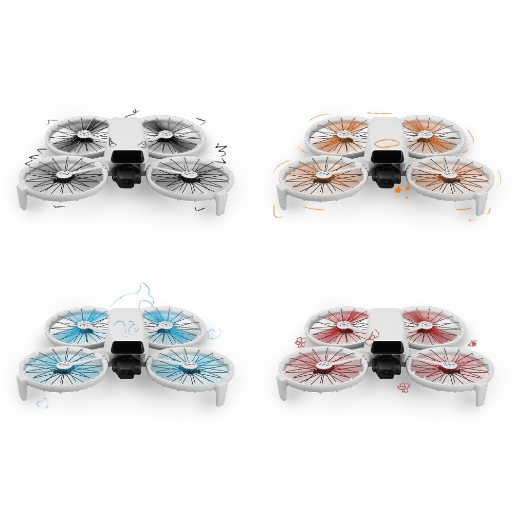 Drone ใบมีดสีสําหรับ DJI FLIP ใบพัด Vlog กล้องถ่ายภาพทางอากาศใบมีดที่มีสีสันน้ําหนักเบา Drone Wing FLIP อุปกรณ์เสริม