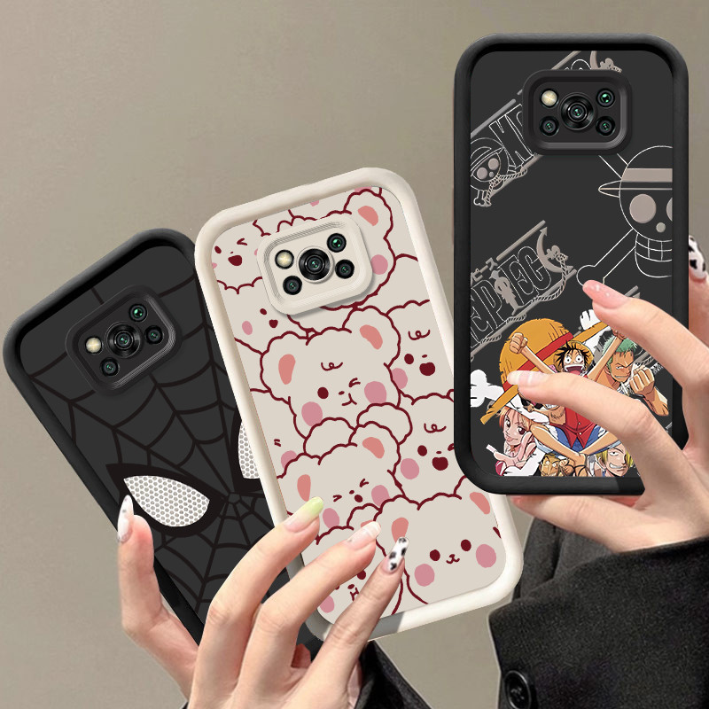 เคส POCO X3 NFC / POCO X3 / POCO X3 Pro tpu ซิลิโคนกากกะรุนเคสโทรศัพท์คู่ KCJGS