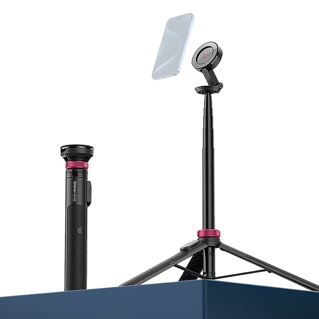 Ulanzi ขาตั้งกล้องเซลฟี่ ขาตั้งมือถือ MT84 Magnetic Tripod + รีโมท iPhone Selfie Stick Tripod