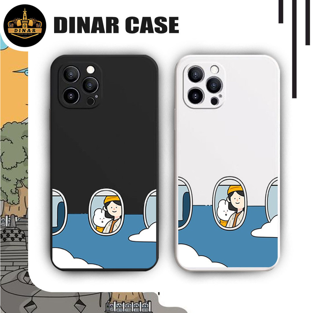 Softcase Oppo A37 A36 A5S A3S A59 F1S A74 A5 A9 A83 F7 RENO 4 5 6 7 RENO 4F. DN334 PLANE Motif เคสซิ