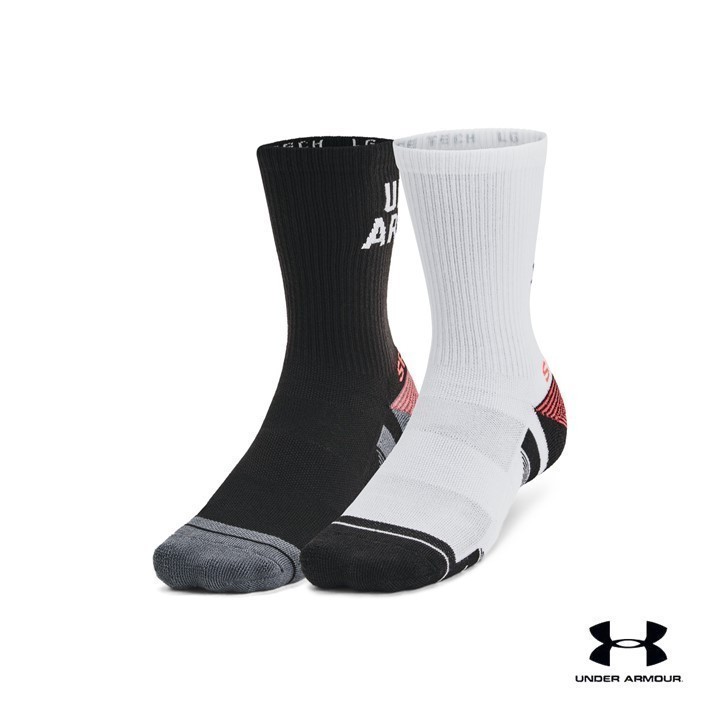 Under Armour Unisex UA Performance Tech SlipSpeed™ 2-Pack Crew Socks