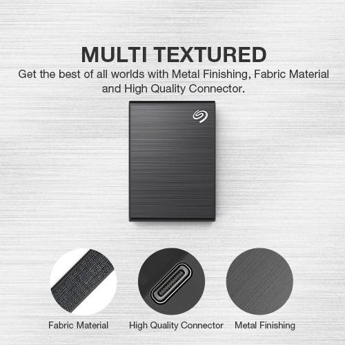 SEAGATE 1TB รุ่น One Touch SSD ความเร็ว 1,030MB/s USB-C ,USB 3.2 External Harddisk (STKG100040X)