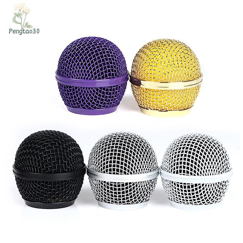 [Eao] 1 PC สําหรับ Shure SM58 ไมโครโฟนไร้สายเปลี่ยนตะแกรงไมโครโฟนโลหะ Replacing Professional Party Mic Head Part [TH]