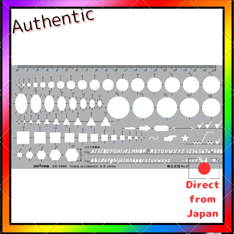 Drapas Template Series - Versatile Rulers for Precision Drawing