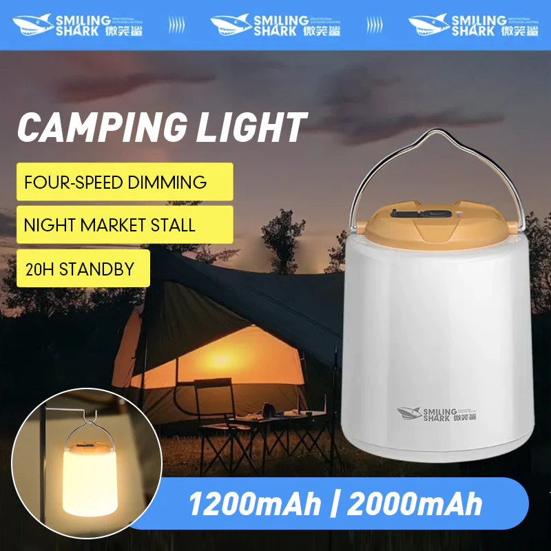 โคมไฟ LED แค้มปิ้ง 5000mAh กันน้ำ 5 โหมด ชาร์จ Type-C thumbnail 3