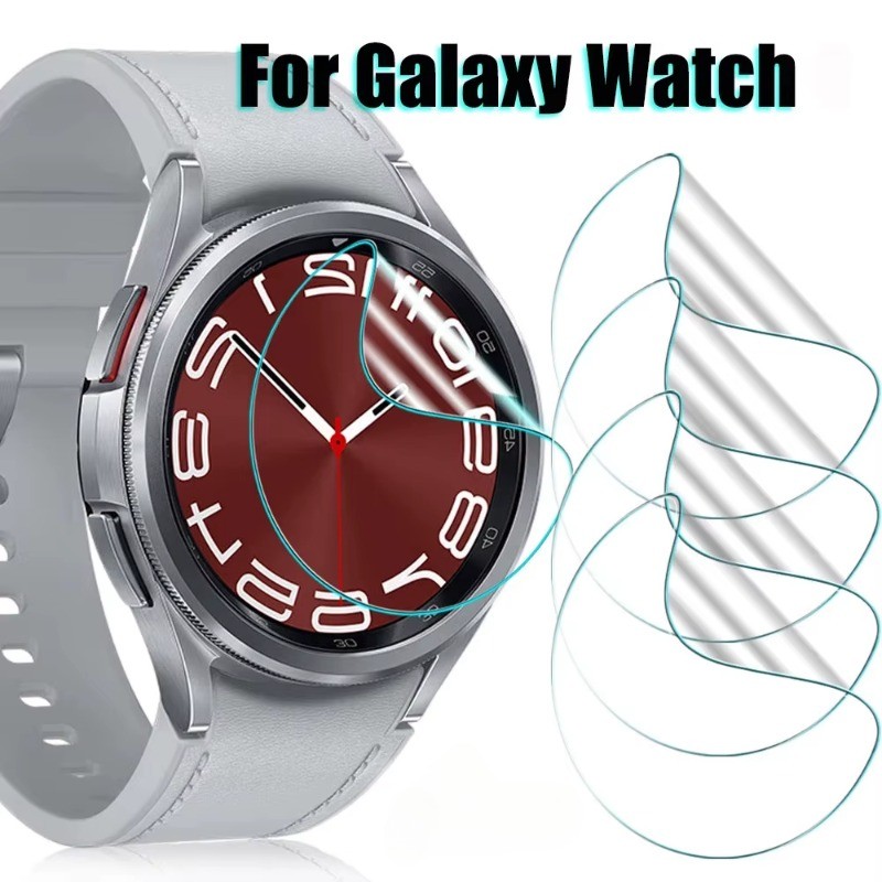 3D HD Clear Soft Hydrogel ฟิล์มสําหรับ Samsung Gear Galaxy Watch Fit 7 6 5 4 3 Classic Pro Ultra FE 