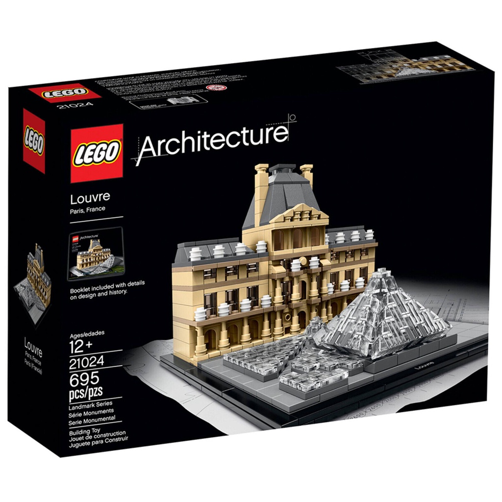 LEGO Architecture Louvre Paris, France 21024 Building