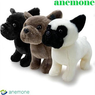 Anemone ตุ๊กตาสุนัขบูลด็อกจําลอง แบบนิ่ม เสมือนจริง สําหรับเป็นของขวัญ