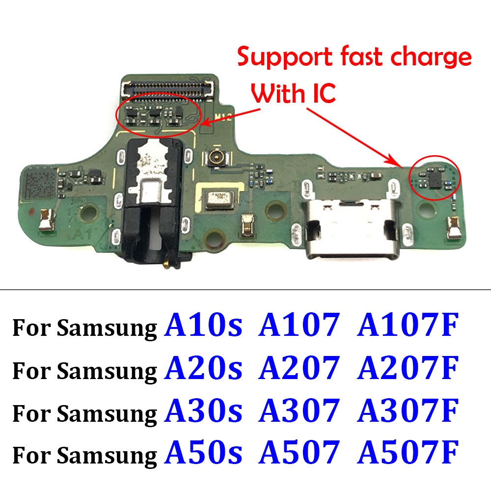 แท่นชาร์จ USB พอร์ตสายเคเบิลอ่อน สําหรับ Samsung A10S A20S A30S A50S A41 A01 A11 A21s A31 A51 A71 A70s