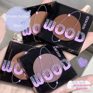 [COD] Keke Mood Bobo Mochi Blush Plate Womens Makeup Brightens The Atmosphere Color Blush Cream สำหรับผู้เริ่มต้น [realbeauty]