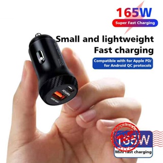 อะแดปเตอร์ชาร์จ USB PD Type-C 165W ชาร์จเร็ว สําหรับ iPhone 14 13 Samsung L8 C9C5