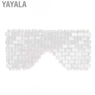 Yayala Jade Stone Eyes  Exquisite Polished Unique Texture Cooling Easily Adjustable Safe Eye for Women Home