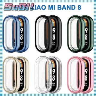 Suqi TPU นิ่ม ชุบ เคสป้องกัน สําหรับ Mi Band 8