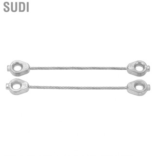 Sudi 1 Pair Deck Lift Brake Cable 4in Steel Wire Length 0.3in Mounting Hole