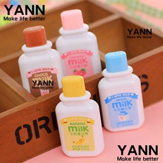 Yann1 ชุดเทปลบคําผิดน่ารัก เติมได้ สีขาว สําหรับสํานักงาน 4 ชิ้น