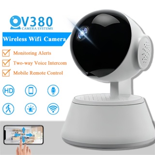 CCTV กล้องว V380 Pro กลัองวงจรปิด wifi ดูผ่านมือถือได้ทั่วโลก คู่มือไทยมีวีดีโอสอนติดตั้ง พร้อมประกัน 1ปีในกล่อง วงจรปิด