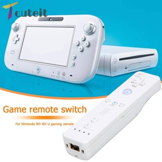 Tcuteit รีโมตคอนโทรลไร้สาย แบบเปลี่ยน สําหรับ Wii Wii U Video Game Control