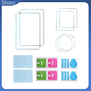 Shocc ฟิล์มกระจกนิรภัยกันรอยหน้าจอกล้อง กันรอยขีดข่วน ป้องกันลายนิ้วมือ 2 แพ็ค