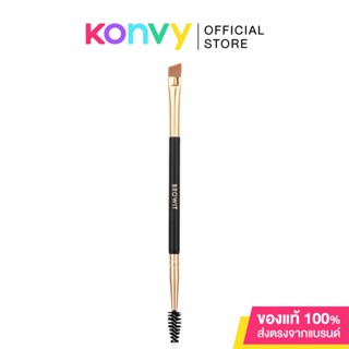 Browit Professional Angle Brush Brow Spoolie บราวอิท โปรเฟสชั่นนอล แองเกิ้ล บลัช แอนด์ บราว สพูลลี แปรงจัดแต่งทรงคิ้ว 2 ด้านในด้ามเดียว.