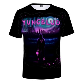 เสื้อยืด พิมพ์ลายนักร้อง Yungblud สไตล์ฮาราจูกุ