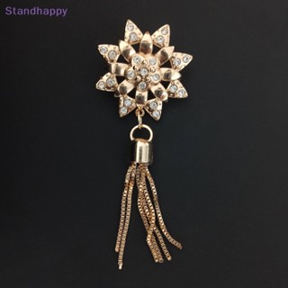 Standhappy ใหม่ เข็มกลัดโลหะ รูปกวางน่ารัก สวยหรู สําหรับตกแต่งกระเป๋า และหมวก DIY