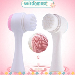 WISDOMEST แปรงนวดดูแลผิว แบบพกพา สองด้าน