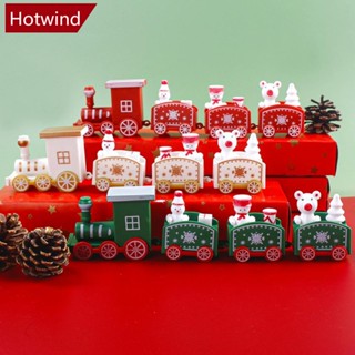 Hotwind รถไฟพลาสติก สําหรับตกแต่งเค้กคริสต์มาส Q2W2