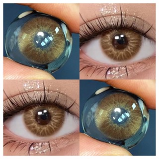 MIDROO คอนแทคเลนส์ Fashion Lens Love Story Brown คอนแทคเลนส์สีน้ำตาล 14.2mm