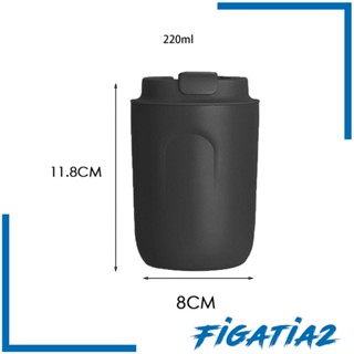 [Figatia2] แก้วมักสุญญากาศ สเตนเลส น้ําหนักเบา 7 ออนซ์ สําหรับยิม